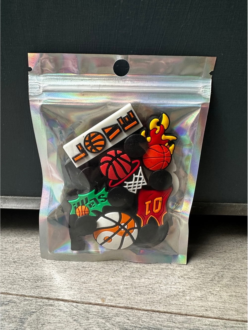 Basketball Themed Shoe Charms for Clogs Crocs and Sandals NEW
